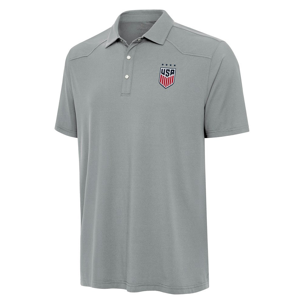USWNT Antigua Western Polo - Gray