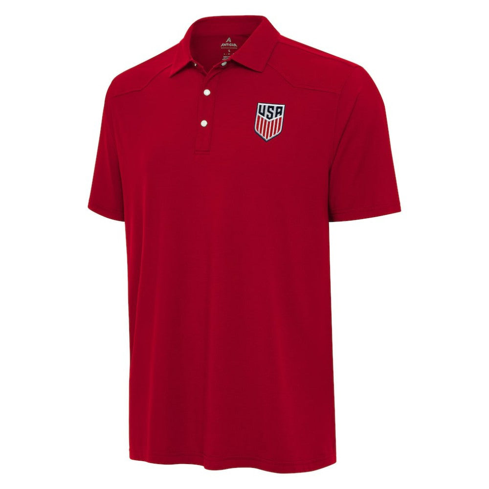 USMNT Antigua Western Polo - Red