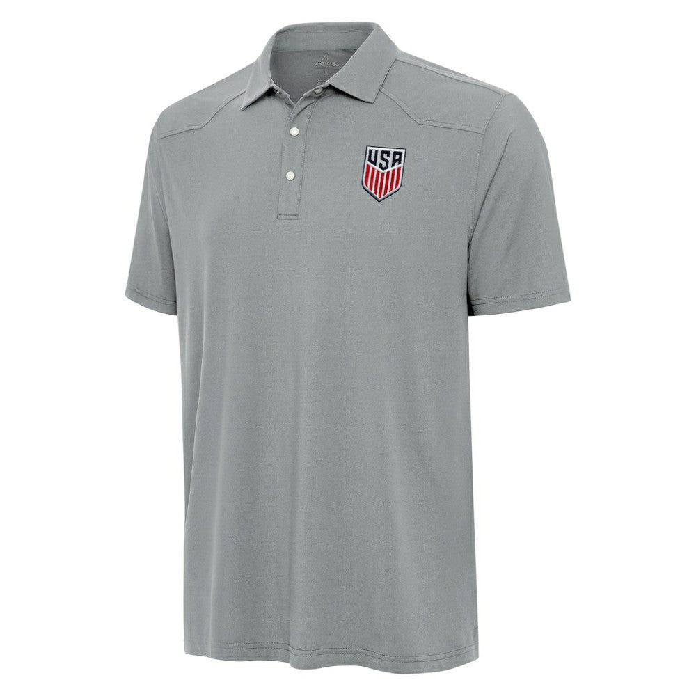 USMNT Antigua Western Polo - Gray