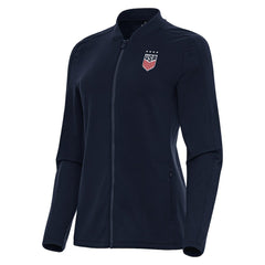 USWNT Antigua Women's Continual Full-Zip Jacket - Navy