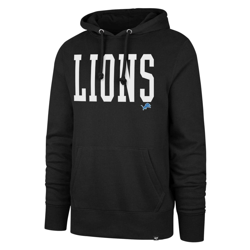 Detroit Lions '47 Dime Headline Pullover Hoodie Black - 47 brand