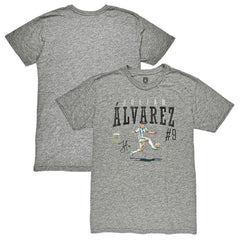 Julián Álvarez Argentina National Team 1863FC Snapshot Tri-Blend T-Shirts - Heather Gray