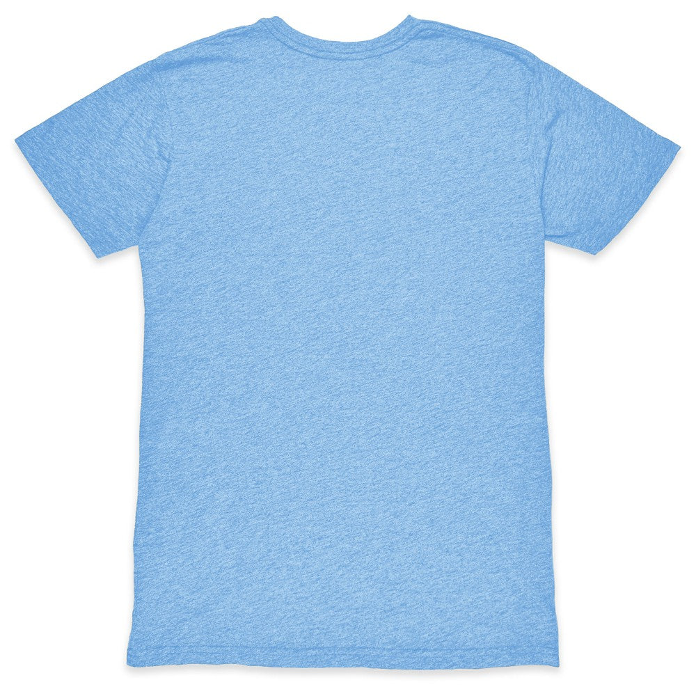 Argentina National Team 1863FC Retro Wordmark Tri-Blend T-Shirts - Light Blue