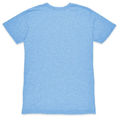 Argentina National Team 1863FC Retro Wordmark Tri-Blend T-Shirts - Light Blue