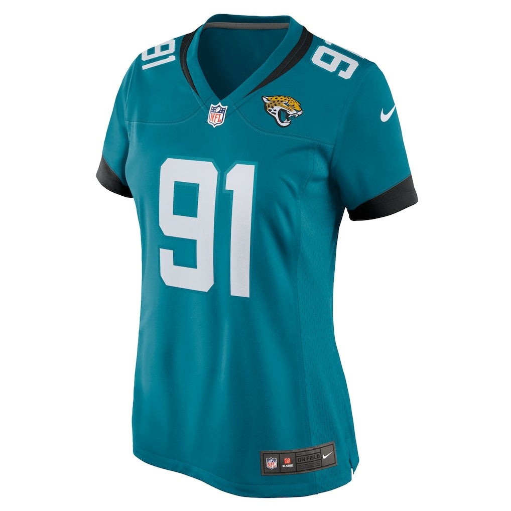 Arik Armstead Jacksonville Jaguars Women's Team Game Jersey Teal - Nike