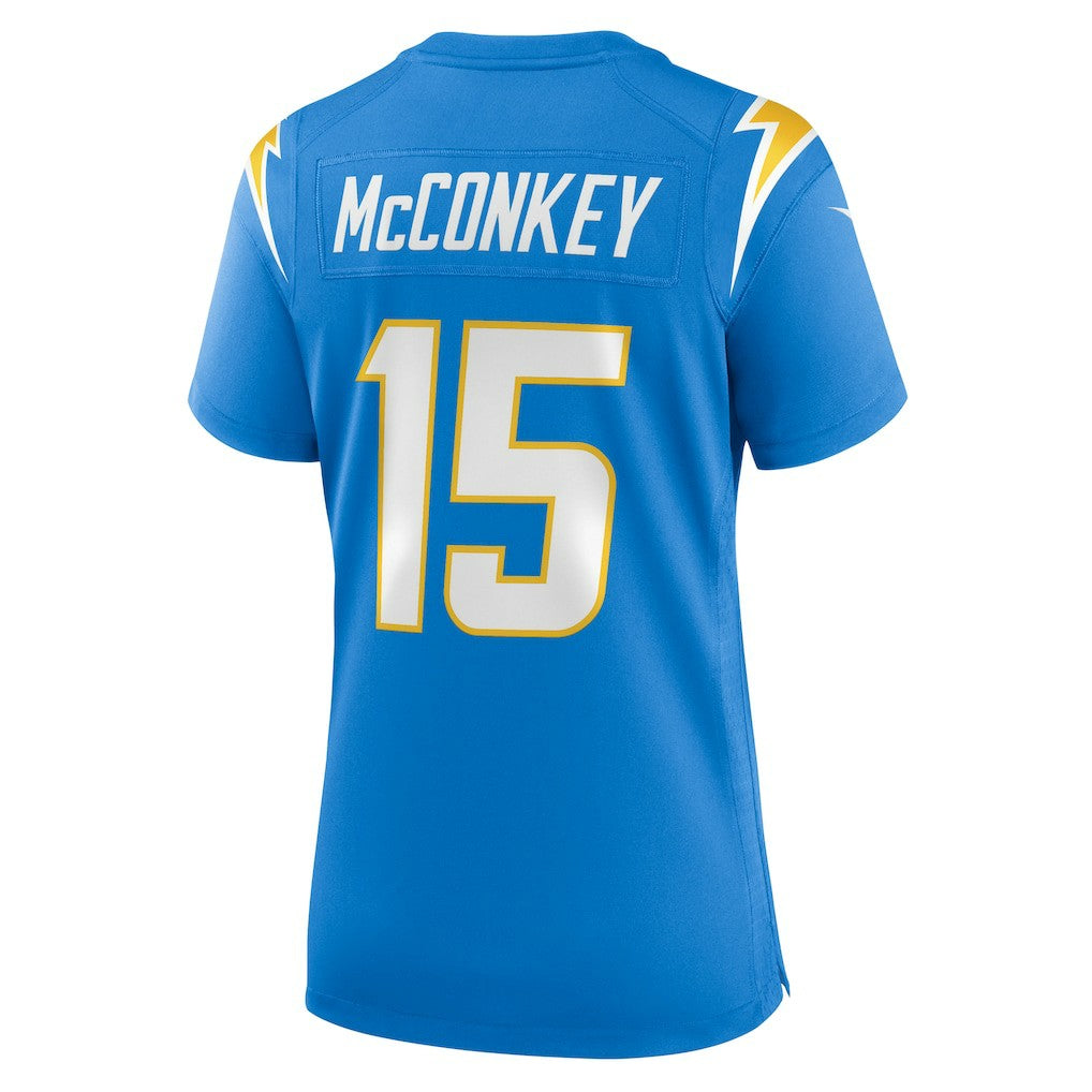 Ladd McConkey Los Angeles Chargers Women's Game Jersey Powder Blue - Nike