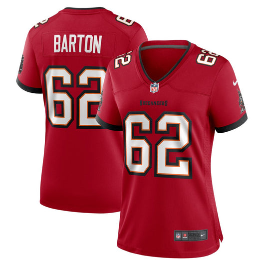 Graham Barton Tampa Bay Buccaneers Women's Game Jersey - Red | NFL Jerseys