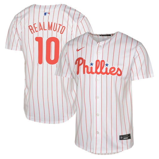 J.T. Realmuto Philadelphia Phillies Nike Youth Home Limited Jersey – White | MLB Jerseys