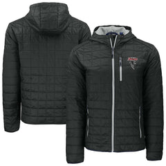 Atlanta Falcons Cutter & Buck Rainier PrimaLoft Eco Insulated Full-Zip Puffer Jacket Black - NFL