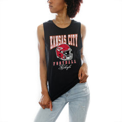 Kansas City Chiefs Gameday Couture Women's Preseason Opener Racerback Tank Top Black - NFL
