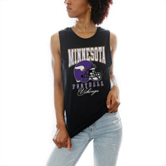 Minnesota Vikings Gameday Couture Women's Preseason Opener Racerback Tank Top Black - NFL