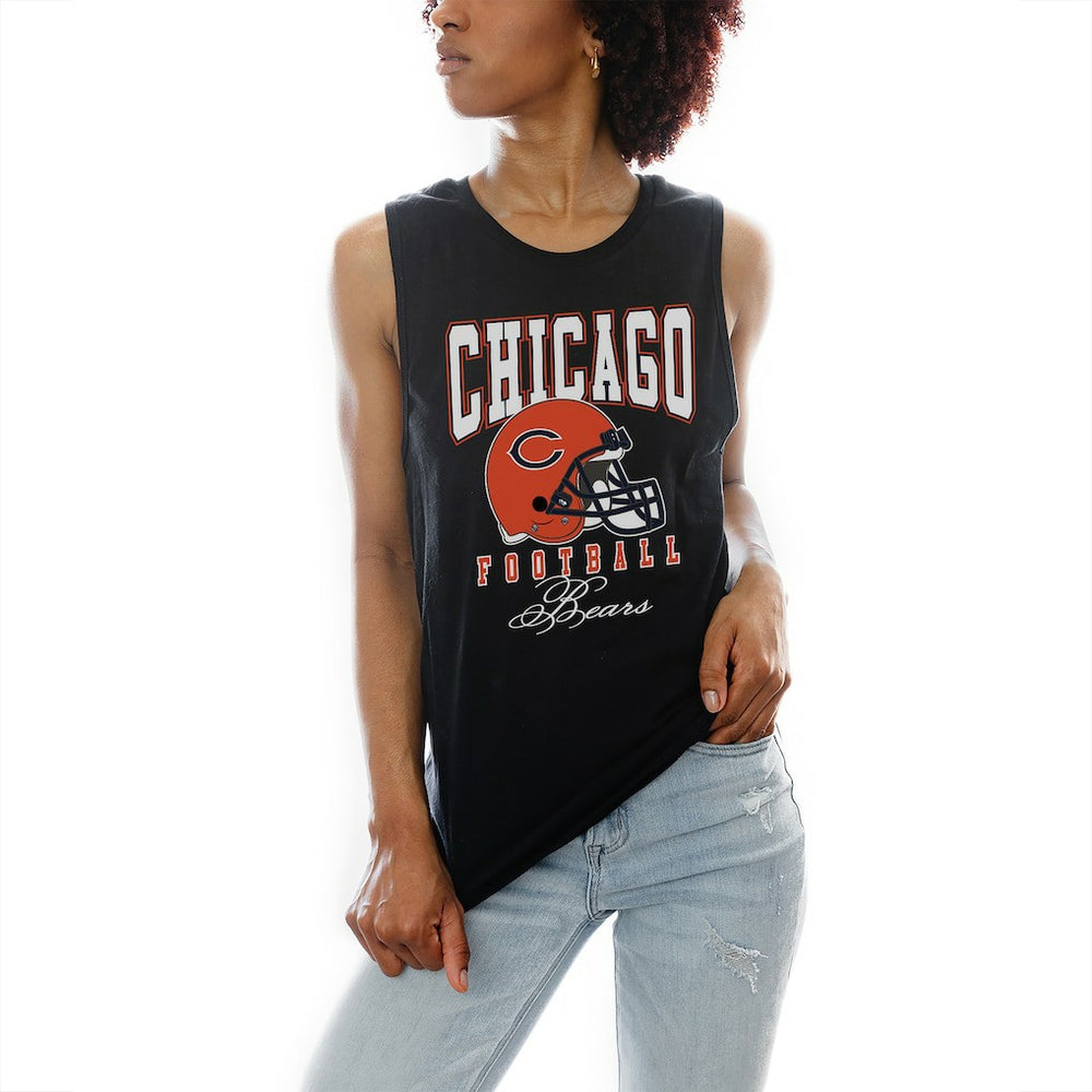 Chicago Bears Gameday Couture Women's Preseason Opener Racerback Tank Top Black - NFL