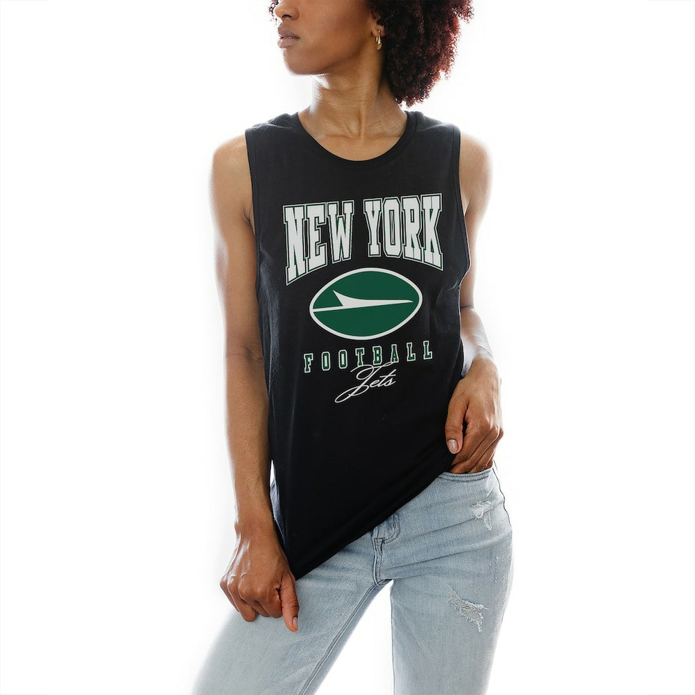New York Jets Gameday Couture Women's Preseason Opener Racerback Tank Top Black - NFL