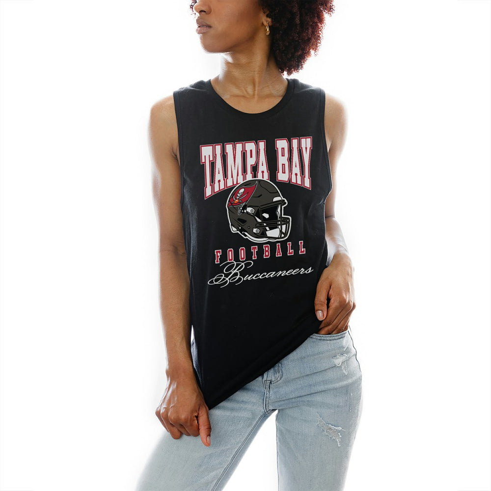Tampa Bay Buccaneers Gameday Couture Women's Preseason Opener Racerback Tank Top Black - NFL