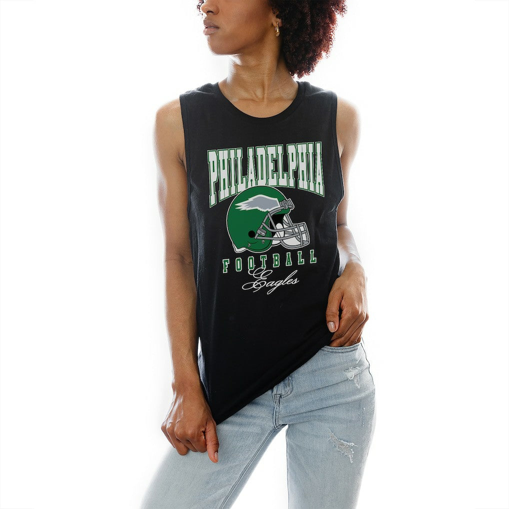 Philadelphia Eagles Gameday Couture Women's Preseason Opener Racerback Tank Top Black - NFL