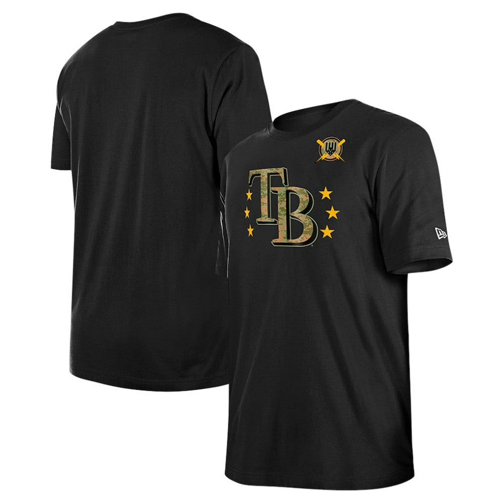 Tampa Bay Rays New Era 2024 Armed Forces Day T-Shirt Lifestyle