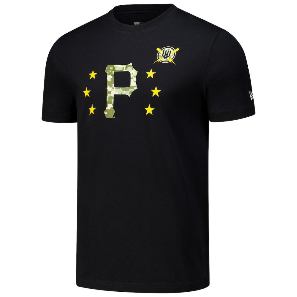 Pittsburgh Pirates New Era 2024 Armed Forces Day T-Shirt Lifestyle