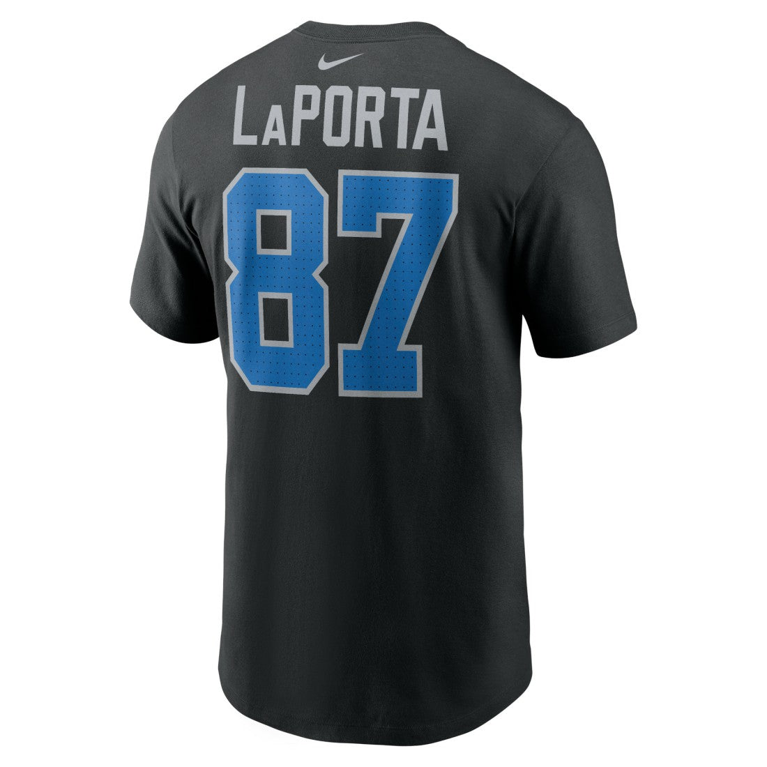 Sam LaPorta Detroit Lions Name & Number T-Shirt Black - Nike