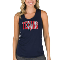 Houston Texans Concepts Sport Women's Marathon Tank Top Navy - NFL