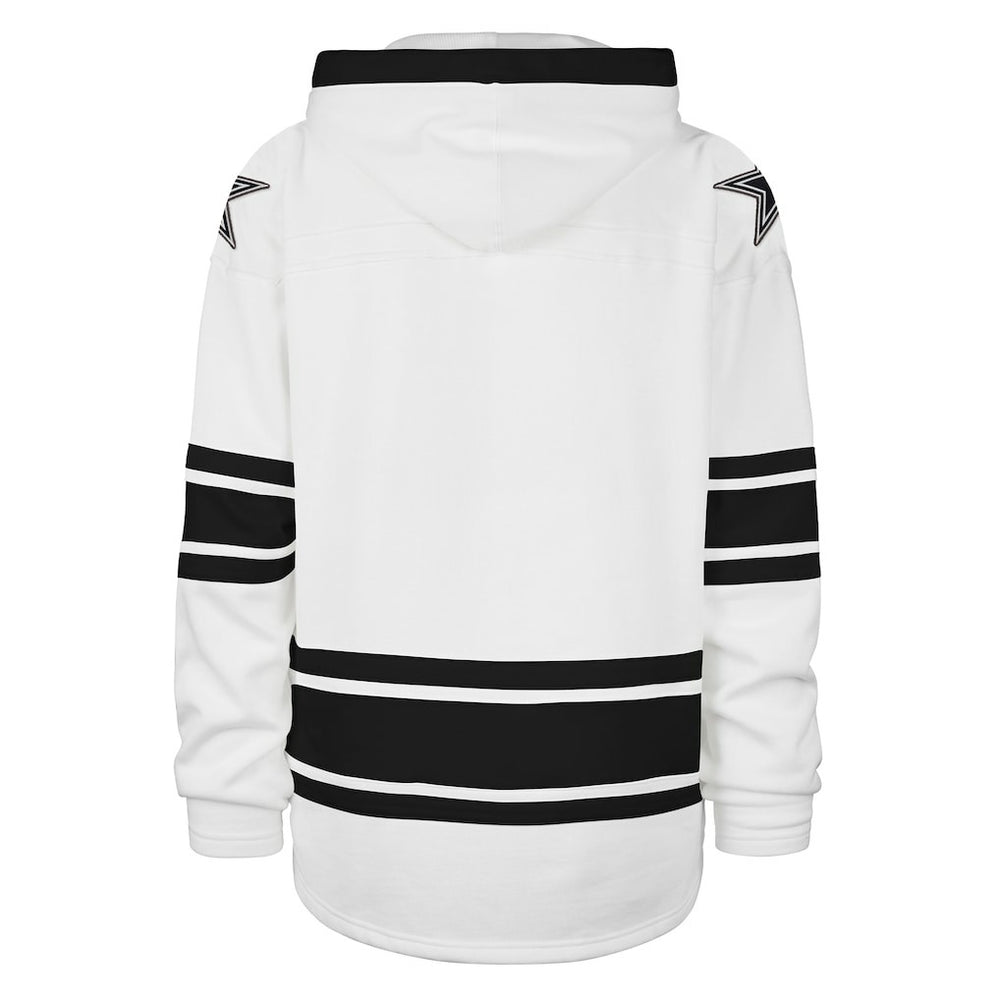 Dallas Cowboys '47 After Image Superior Lacer Pullover Hoodie White - 47 brand