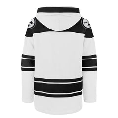 Pittsburgh Steelers '47 After Image Superior Lacer Pullover Hoodie White - 47 brand