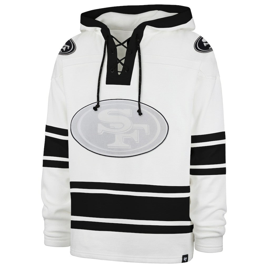 San Francisco 49ers '47 After Image Superior Lacer with Hood White - 47 brand
