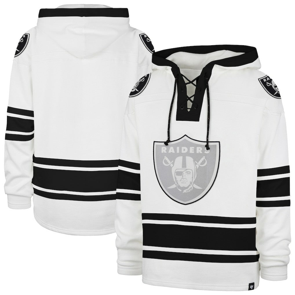 Las Vegas Raiders '47 After Image Superior Lacer with Hood White - 47 brand