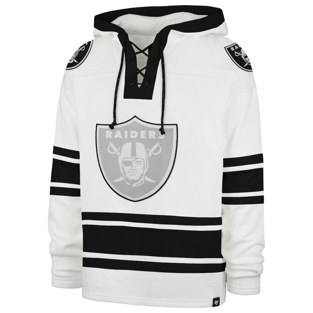 Las Vegas Raiders '47 After Image Superior Lacer with Hood White - 47 brand