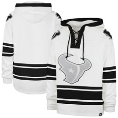 Houston Texans '47 After Image Superior Lacer with Hood White - 47 brand