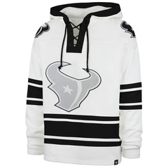 Houston Texans '47 After Image Superior Lacer with Hood White - 47 brand