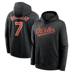 Jackson Holliday Baltimore Orioles Nike Player Name & Number Club Fleece Pullover Hoodie Lifestyle