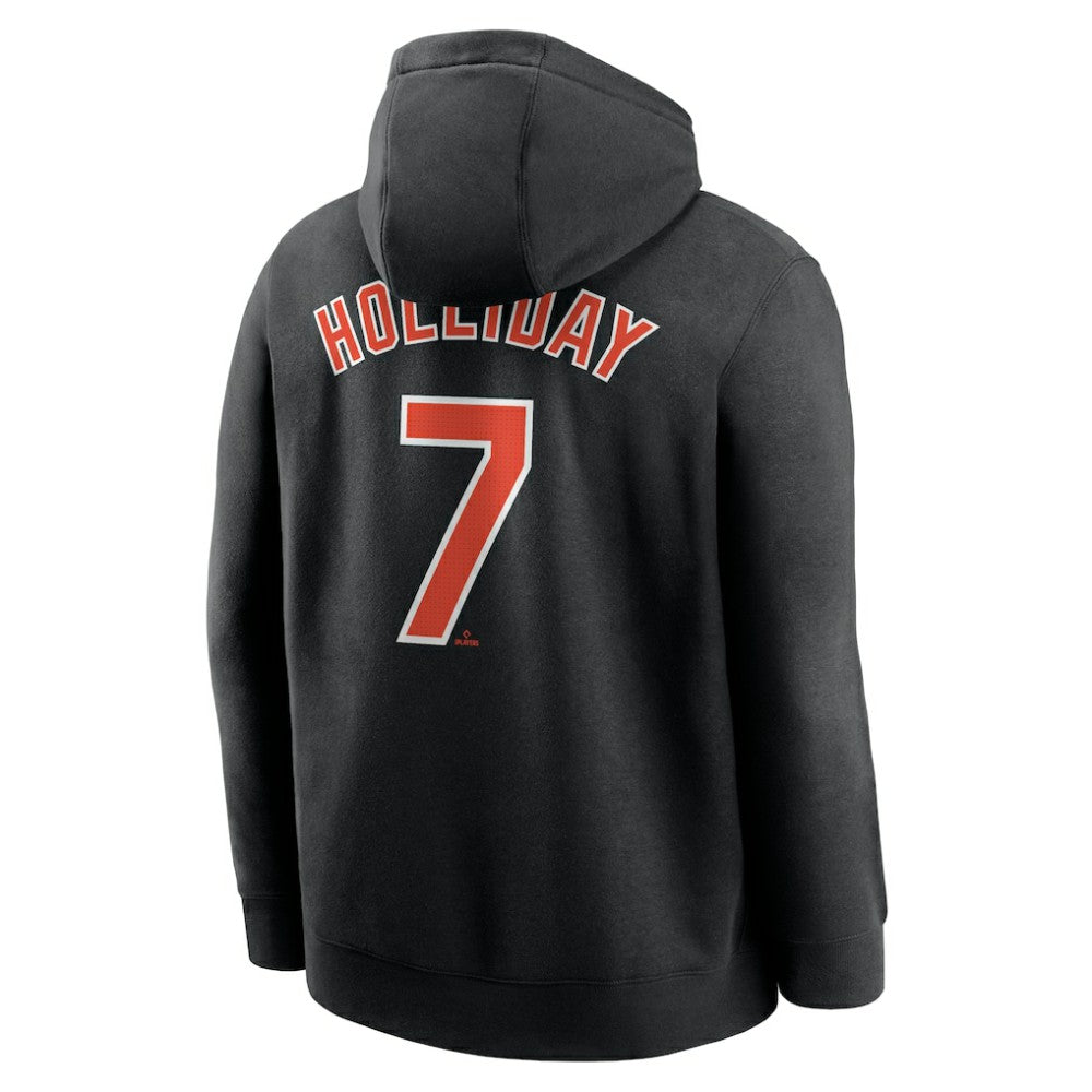 Jackson Holliday Baltimore Orioles Nike Player Name & Number Club Fleece Pullover Hoodie Lifestyle