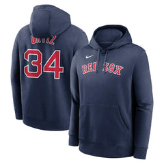 David Ortiz Boston Red Sox Nike Player Name & Number Club Pullover Hoodie Near Me