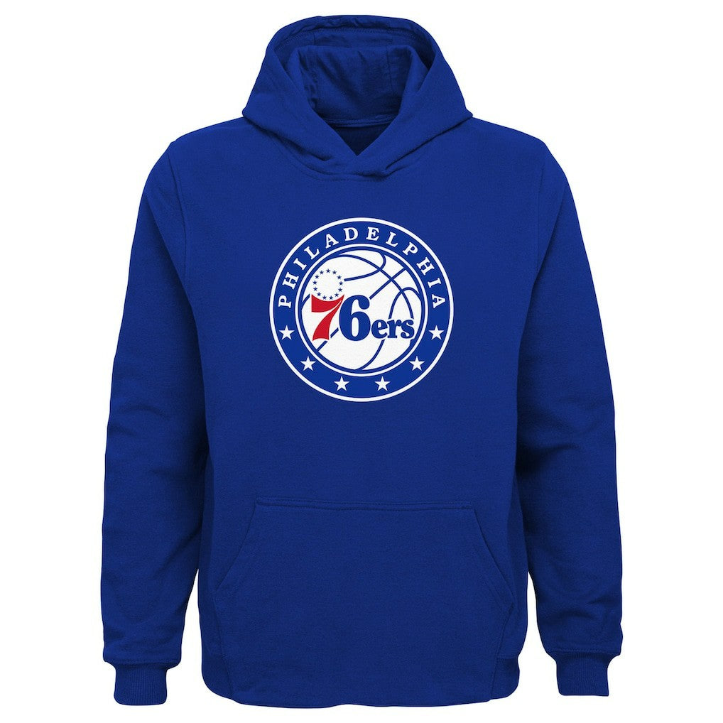 NBA - Philadelphia 76ers Outerstuff Youth Primary Logo Pullover Hoodie - Royal
