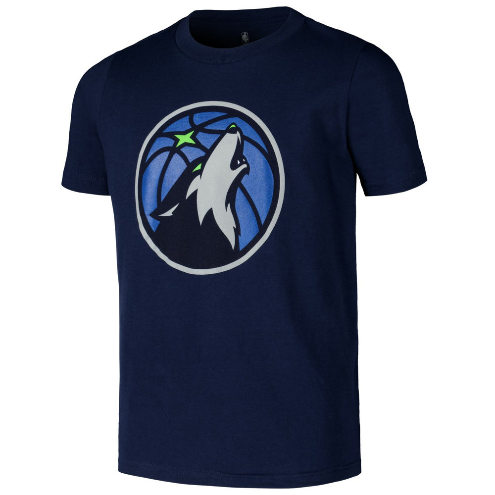NBA - Minnesota Timberwolves Youth Primary Logo T-Shirt - Navy