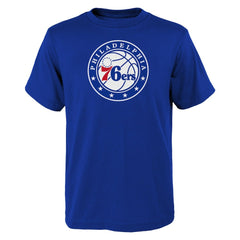 NBA - Philadelphia 76ers Outerstuff Youth Primary Logo T-Shirt - Royal