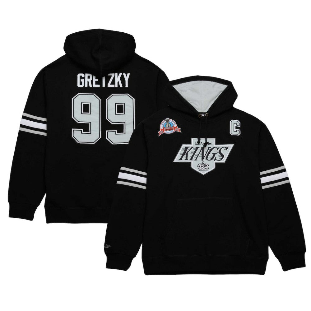 Wayne Gretzky Los Angeles Kings - Mitchell & Ness 1993 Name & Number Premium Pullover Hoodie Black