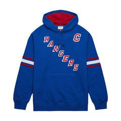 Mark Messier New York Rangers Mitchell & Ness Name & Number Premium Pullover Hoodie Blue