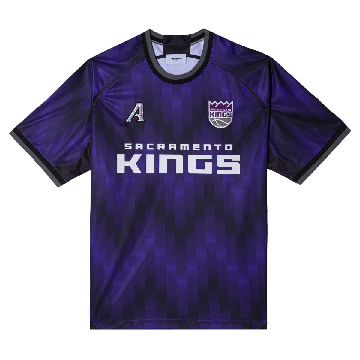 Sacramento Kings Authmade x NBA Soccer Kit Fashion Jersey - Purple cheap | NBA Jerseys