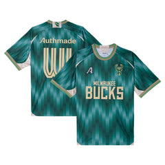 NBA - Milwaukee Bucks Authmade x NBA Soccer Kit Fashion Jersey - Green
