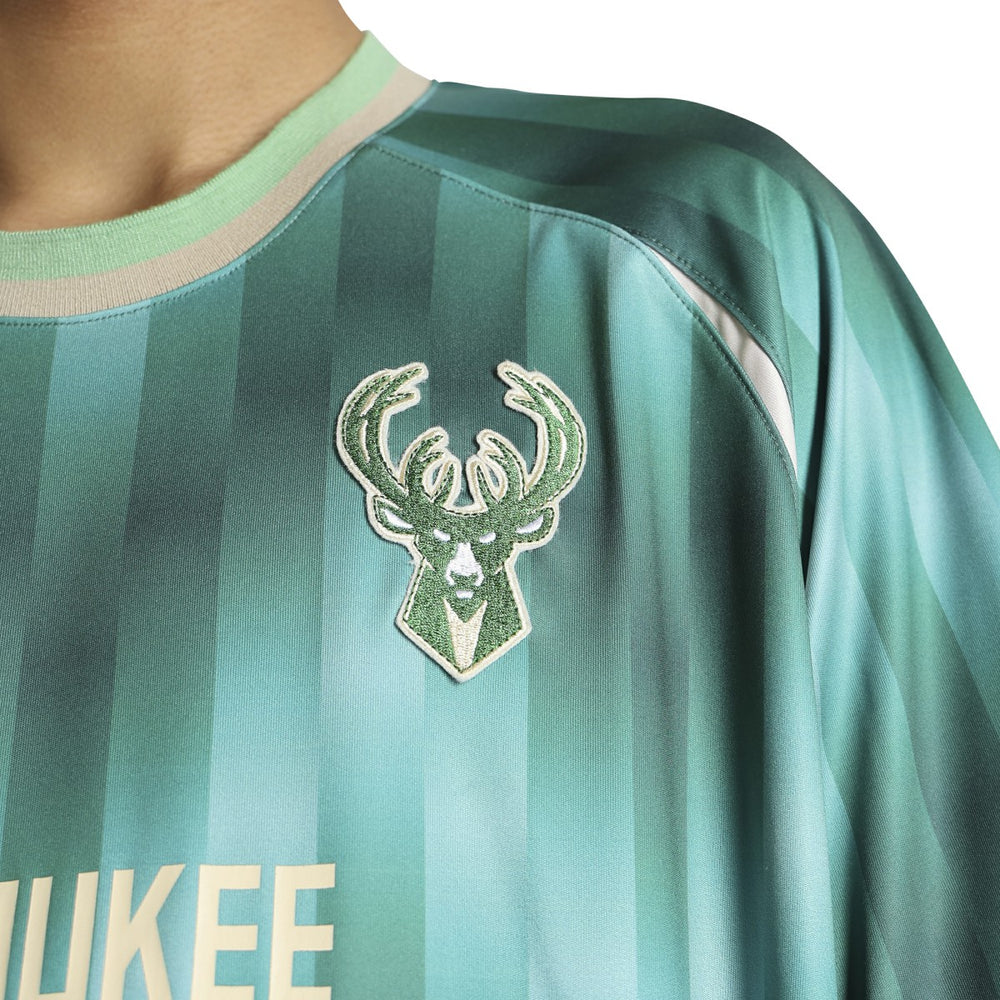 NBA - Milwaukee Bucks Authmade x NBA Soccer Kit Fashion Jersey - Green