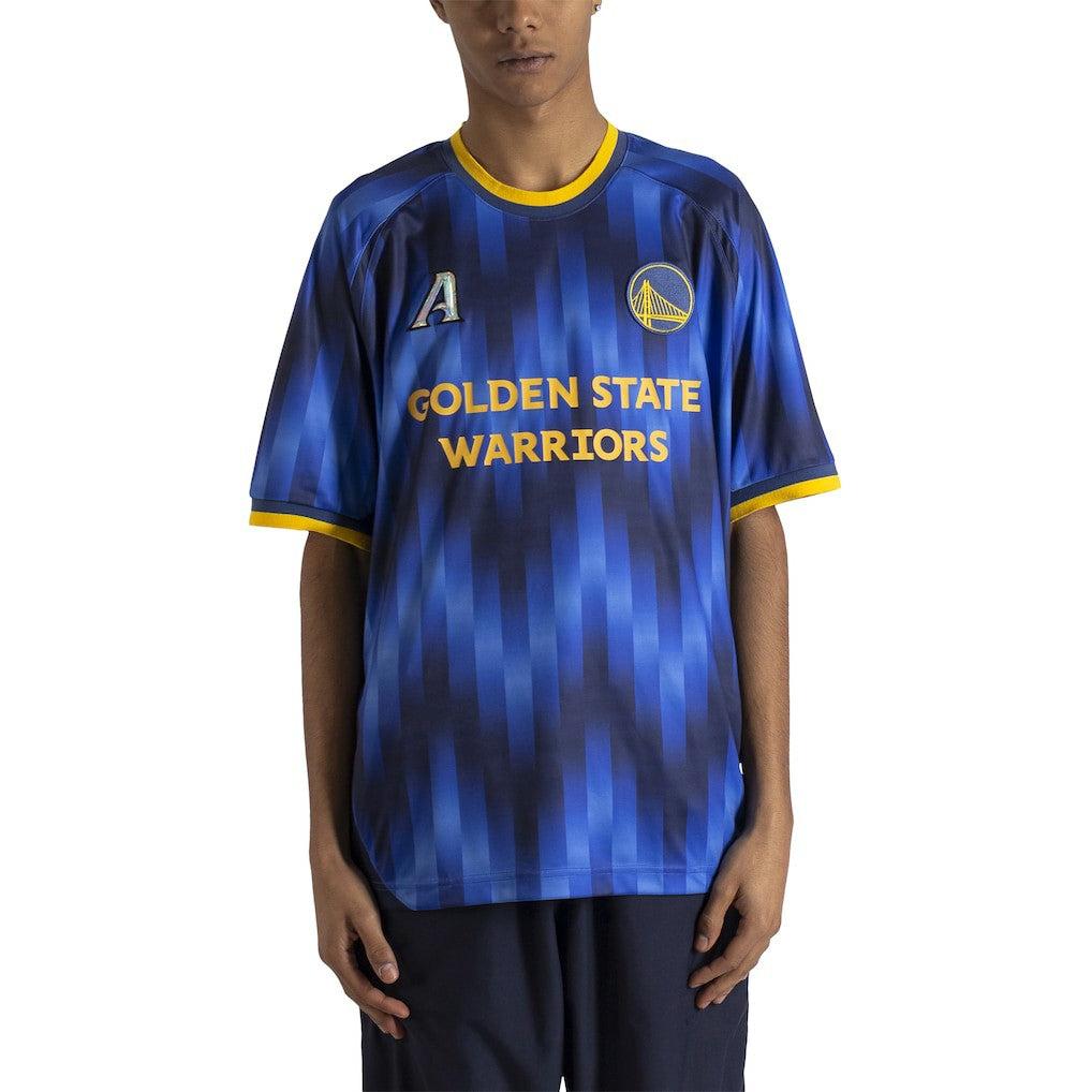 NBA - Golden State Warriors Authmade x NBA Soccer Kit Fashion Jersey - Blue