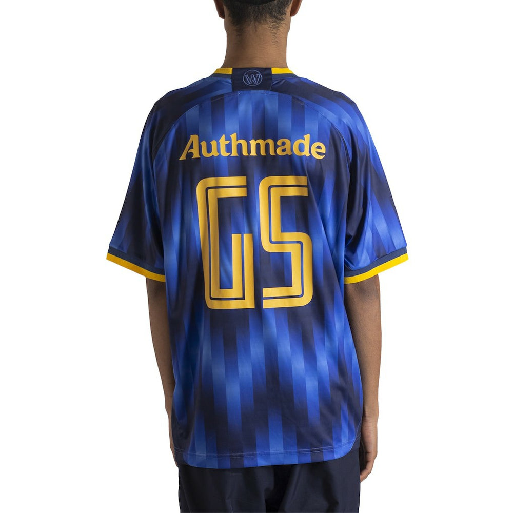 NBA - Golden State Warriors Authmade x NBA Soccer Kit Fashion Jersey - Blue