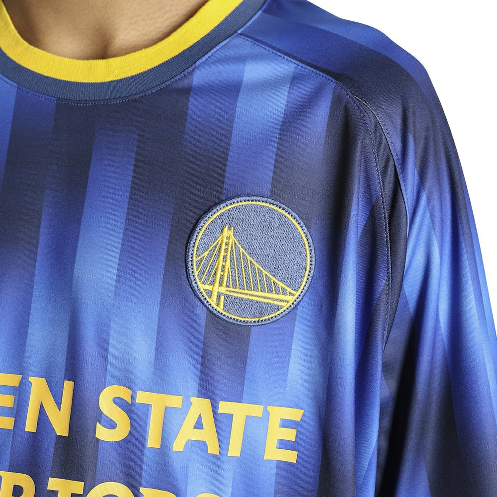 NBA - Golden State Warriors Authmade x NBA Soccer Kit Fashion Jersey - Blue