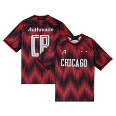 NBA - Chicago Bulls Authmade x NBA Soccer Kit Fashion Jersey - Red