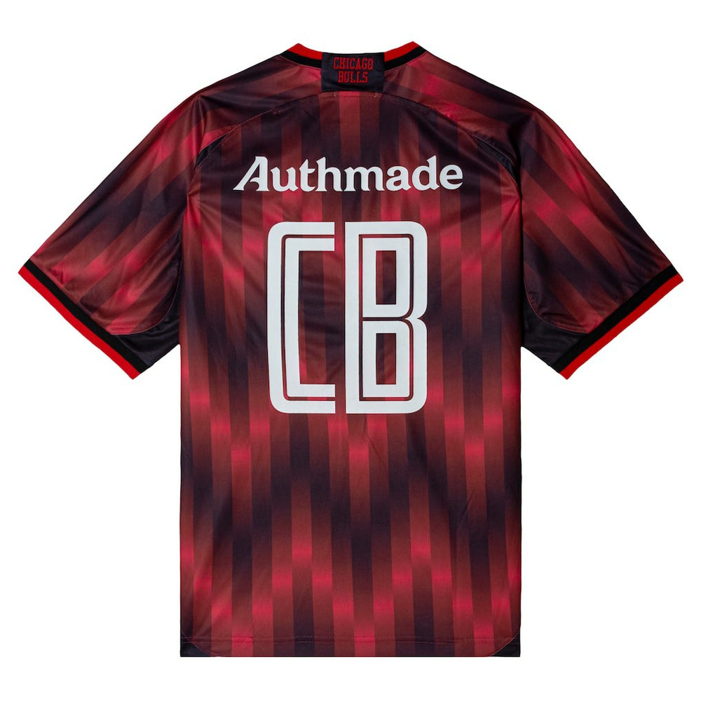 NBA - Chicago Bulls Authmade x NBA Soccer Kit Fashion Jersey - Red