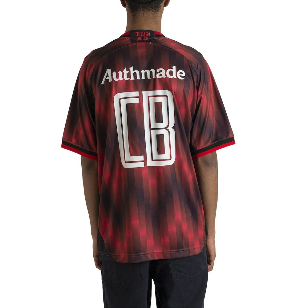 NBA - Chicago Bulls Authmade x NBA Soccer Kit Fashion Jersey - Red