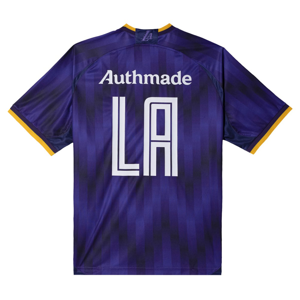 NBA - Los Angeles Lakers Authmade x NBA Soccer Kit Fashion Jersey - Purple