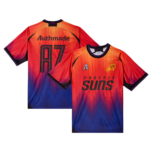 Phoenix Suns Authmade x NBA Soccer Kit Fashion Jersey - Orange online | NBA Jerseys