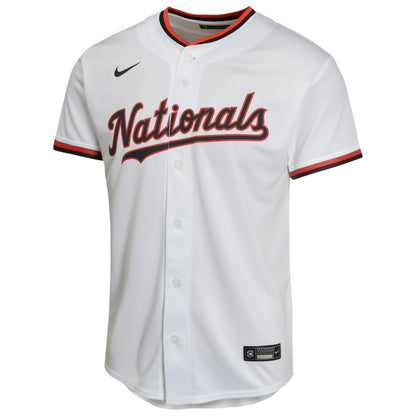 CJ Abrams Washington Nationals Nike Youth Home Game Player Jersey - White | MLB Jerseys